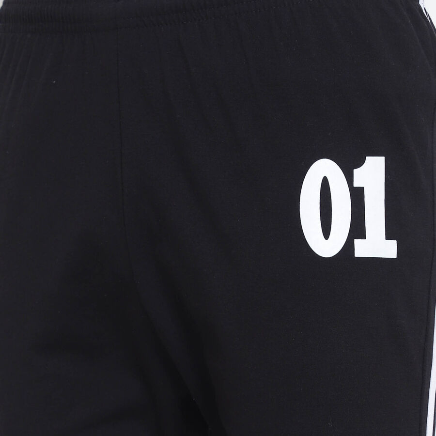 Cut & Sew Bermuda, काला, large image number null