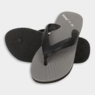 Men's Muted Charcoal Gray Slip-On Slippers, Grey, small