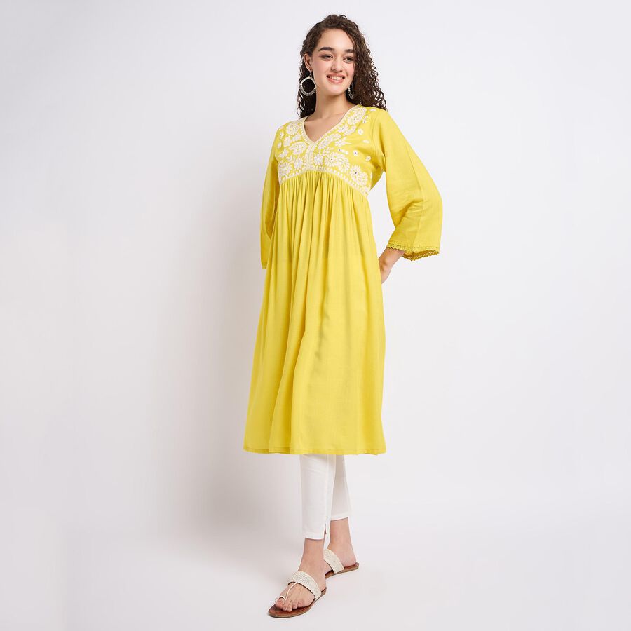 Ladies' Kurta, ओलिव, large image number null