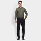 Men's Formal Shirt , Dark Green, small