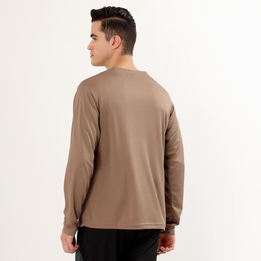 Men's T-Shirt, भूरा, large image number null