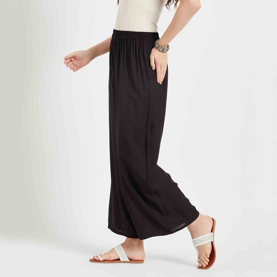 Solid Palazzo, Black, large image number null
