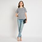Ladies' Round Neck T-Shirt , Black, small