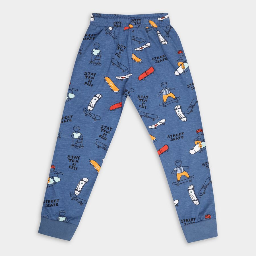 Boys' Pyjamas, Mid Blue, large image number null