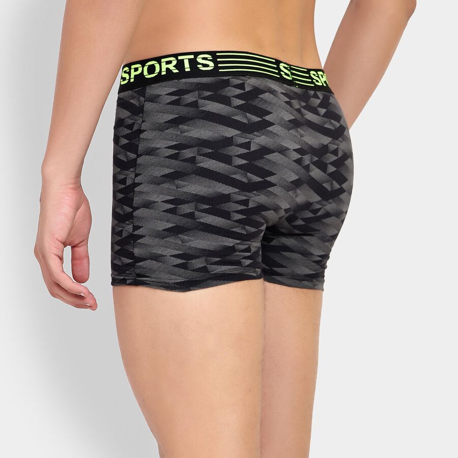 Men's 100% Cotton Trunks, Black, large image number null