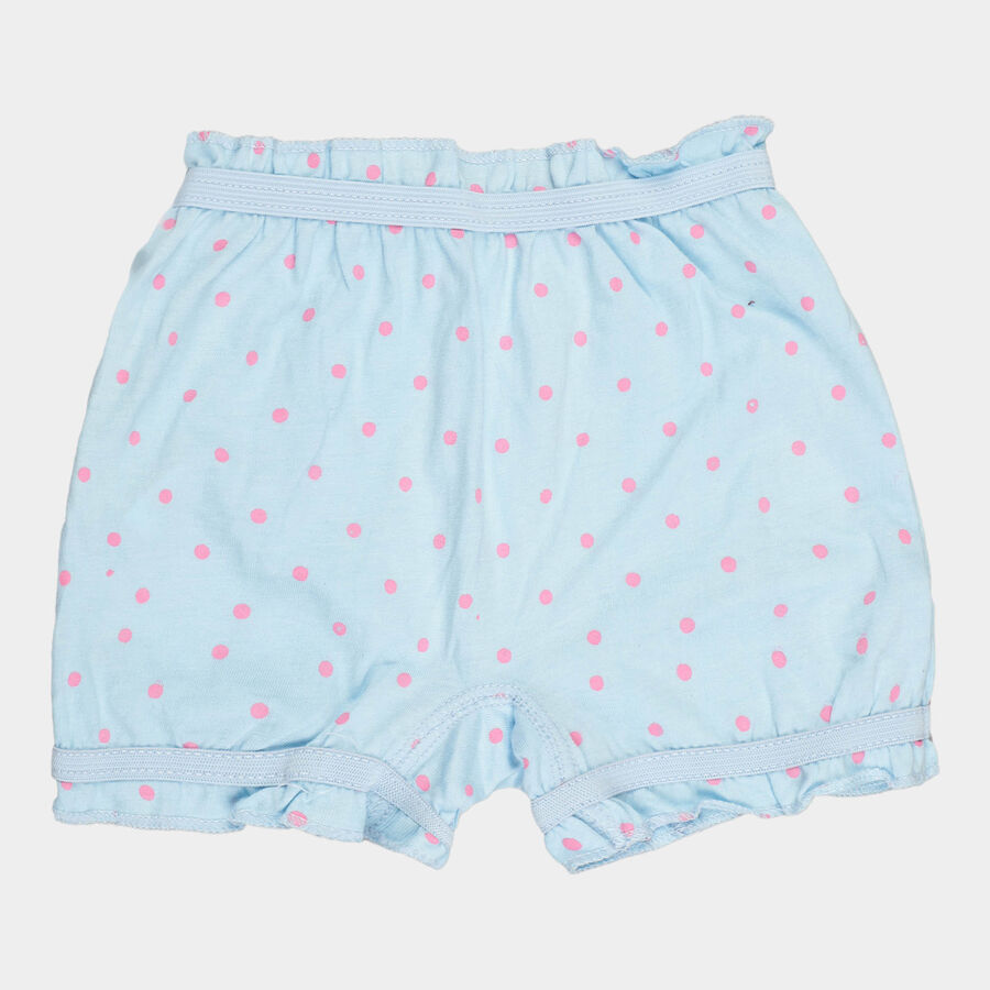 Girls Cotton Bloomer, Light Blue, large image number null