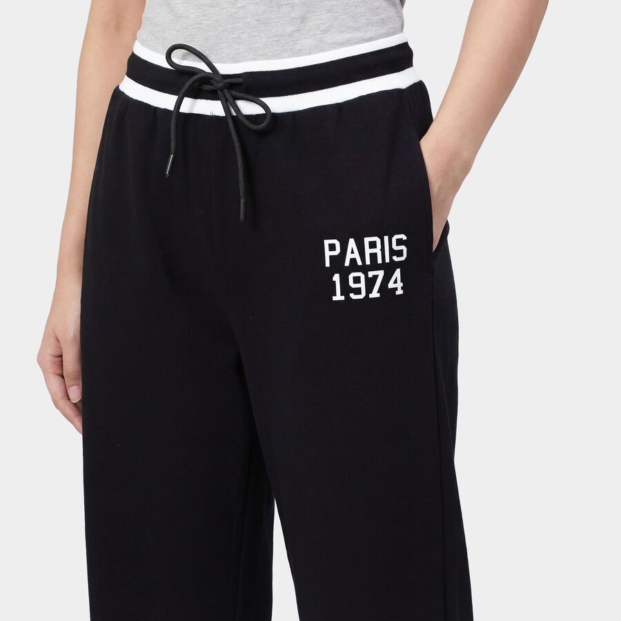 Ladies' Track Pants, काला, large