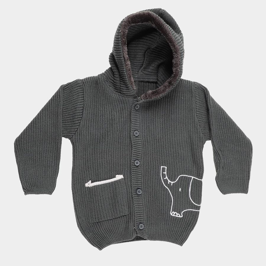 Infants' Pullover, Charcoal, large image number null