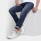 Men's Slim Fit Jeans , Dark Blue, small image number null