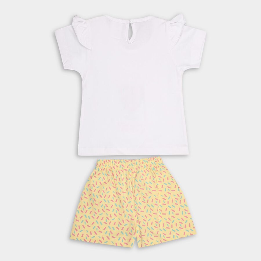 Infants' 100% Cotton Short Set , Yellow, large image number null
