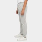 Boys' Ecru Melange Regular Fit Solid Pyjama, एक्रू मिश्रित, small