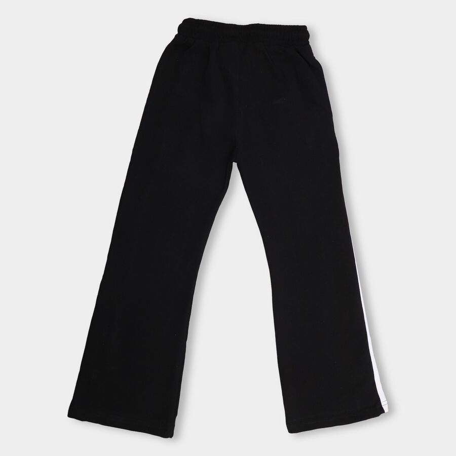 Boys' Black And White Regular Fit Contrast Panel Pyjama, Black, large image number null