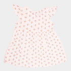 Girls Printed Short Sleeve Top, Light Pink, small image number null