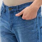 Men's Light Blue Slim Fit Classic Jeans, Mid Blue, small image number null