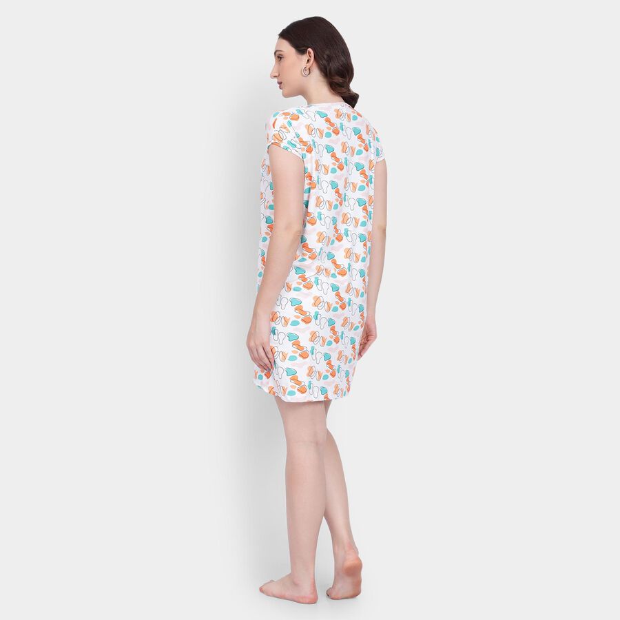 Ladies' Nighty , Off White, large image number null