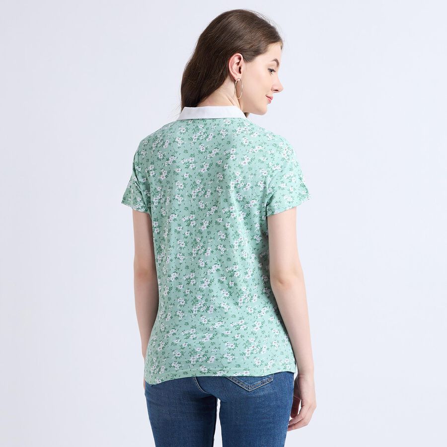 Ladies' 100% Cotton Polo T-Shirt , Light Green, large image number null