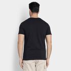 Men's 100% Cotton Round Neck Half Sleeves T-Shirt , Black, small image number null