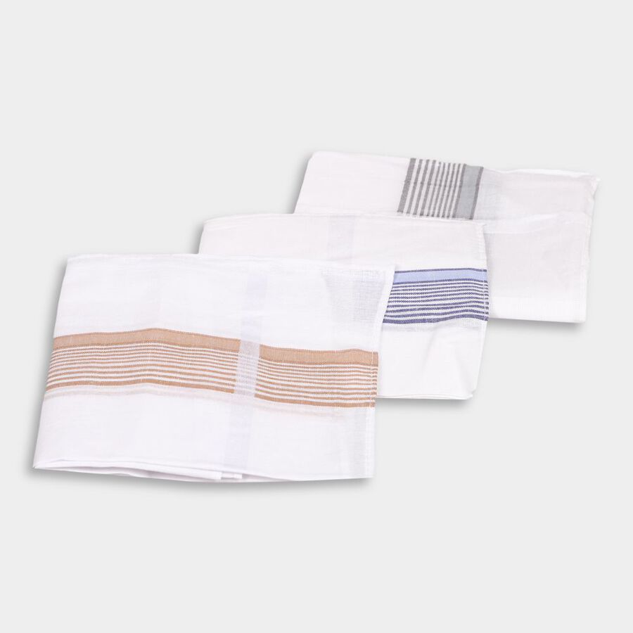 Men's Hanky, White, large