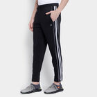 Cut & Sew Track Pants, Black, small image number null