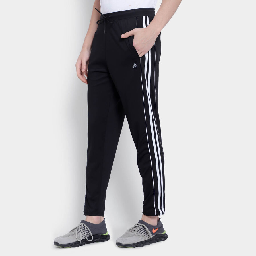 Cut & Sew Track Pants, Black, large image number null
