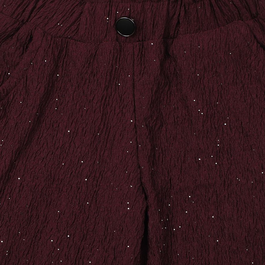 Girls' Pyjama, Wine, large