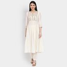 Ladies' Ethnic Set , Off White, small image number null