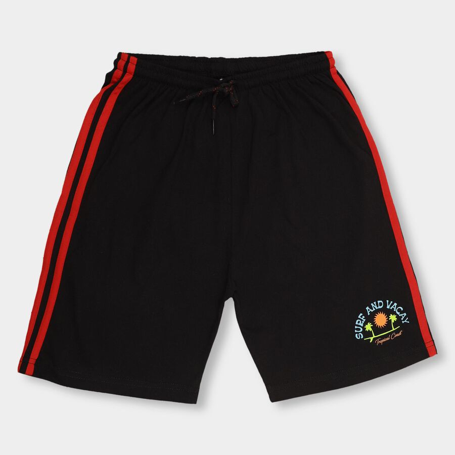 Boys' Bermudas, काला, large image number null