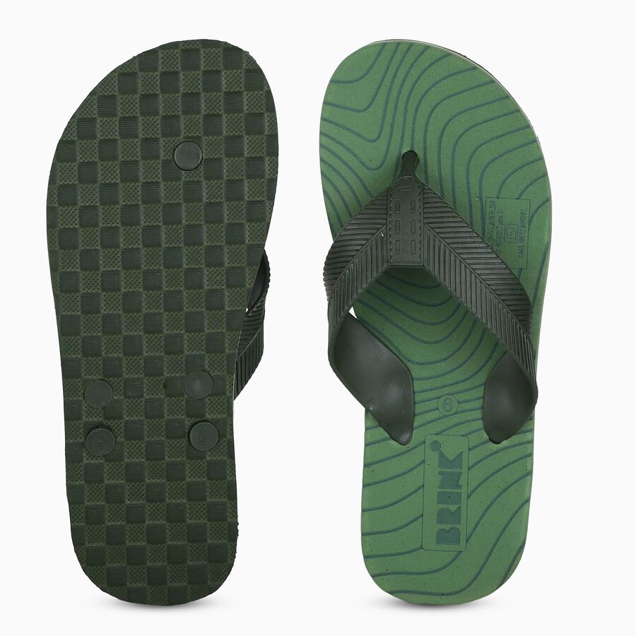 Men's Slipper, Olive, large