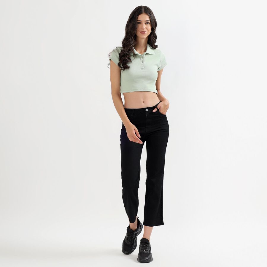 Ladies' Jeans , Black, large image number null