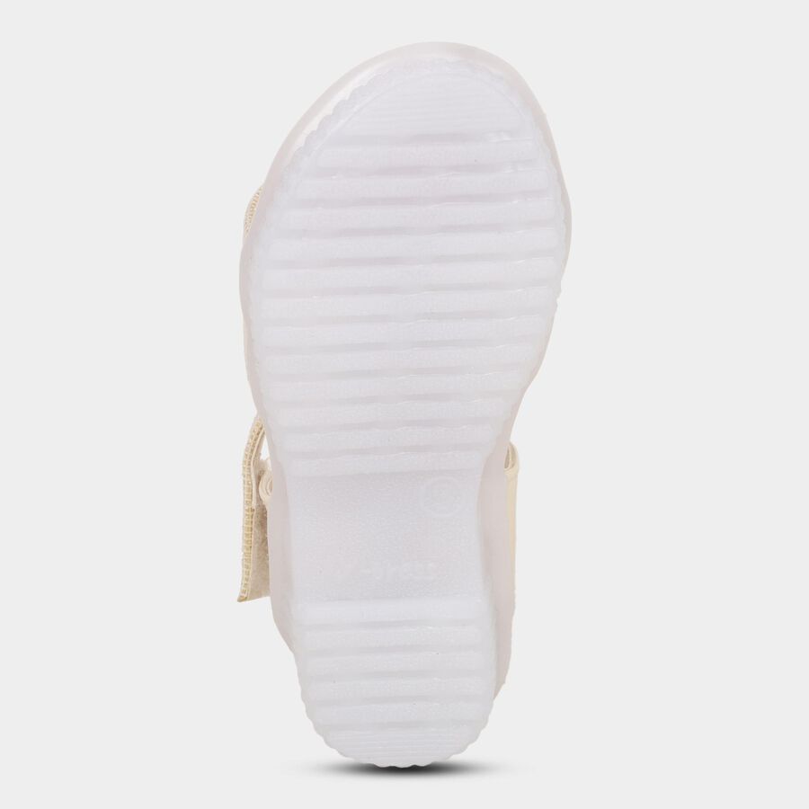 Girls' Sandal, गोल्डन, large image number null
