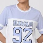 Women's Light Blue Cotton Round Neck Regular T-Shirt, Light Blue, small