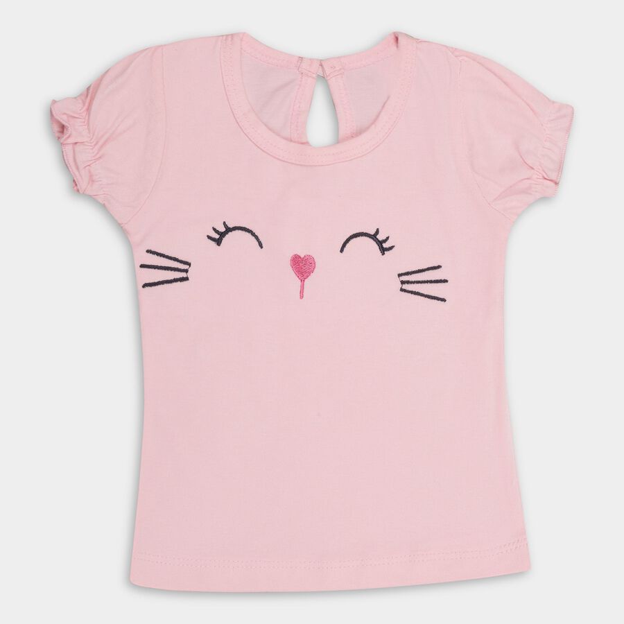 Infant Girls' Short Set , Pink, large image number null