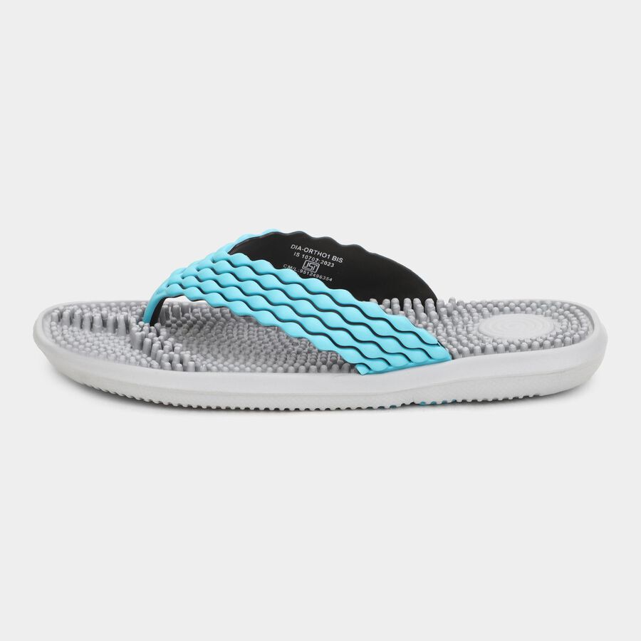 Men's V Strap Slipper, ग्रे, large image number null