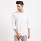 Cotton Solid Casual Shirt, White, small image number null