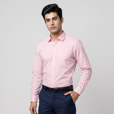 Men's Pink Formal Shirt
