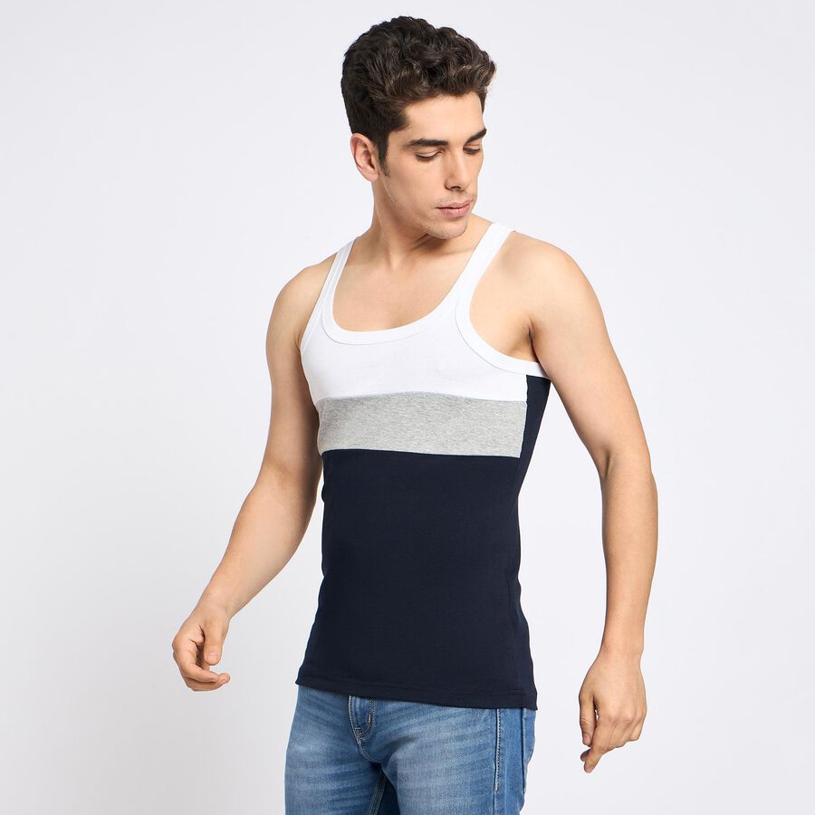Men's Gym T-Shirt, Navy Blue, large
