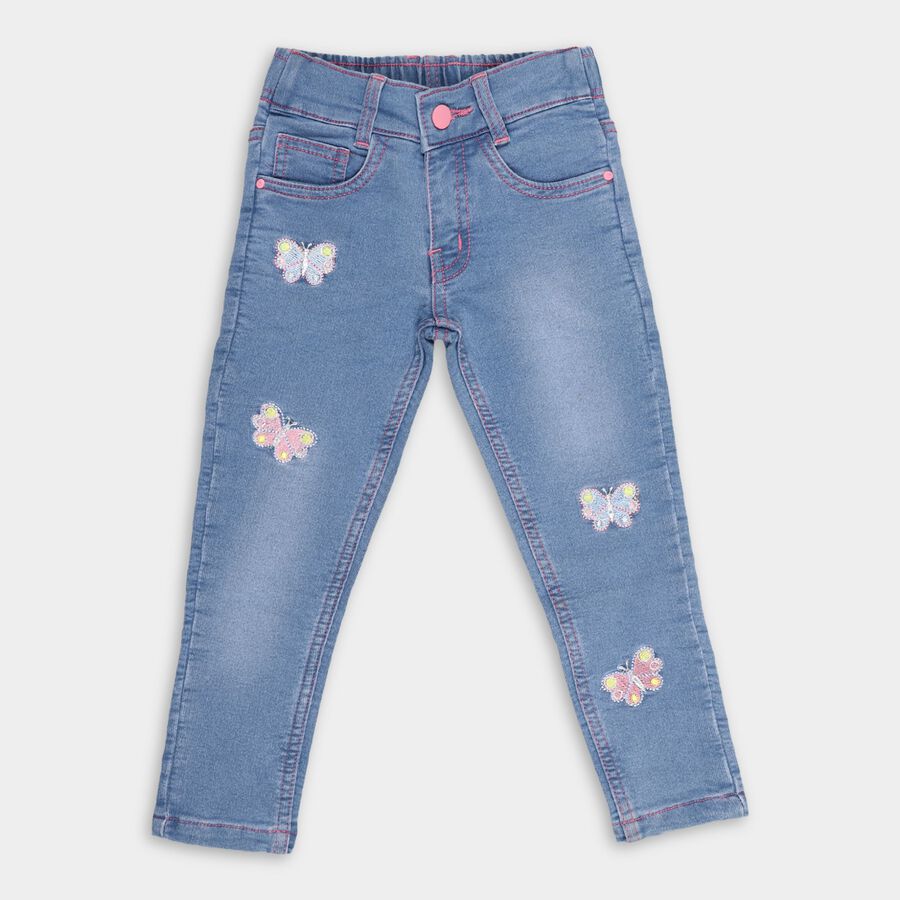 Girls' Jeans, Light Blue, large image number null
