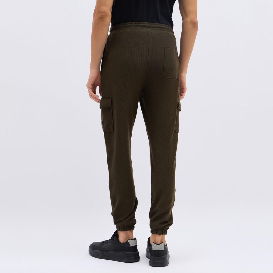 Men's Deep Olive Cargo Jogger, ओलिव, large image number null