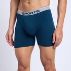 Men's 100% Cotton Trunks, टील ब्लू, small image number null