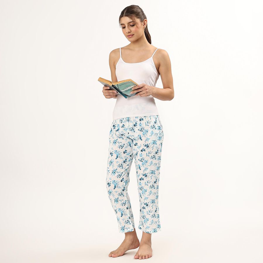Ladies' Full Length Pyjama , हल्का नीला, large image number null