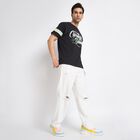 Men's 100% Cotton Round Neck Half Sleeves T-Shirt, Black, small image number null