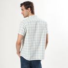 Men's Light Green Cotton Regular Collar Casual Shirt, Light Green, small image number null
