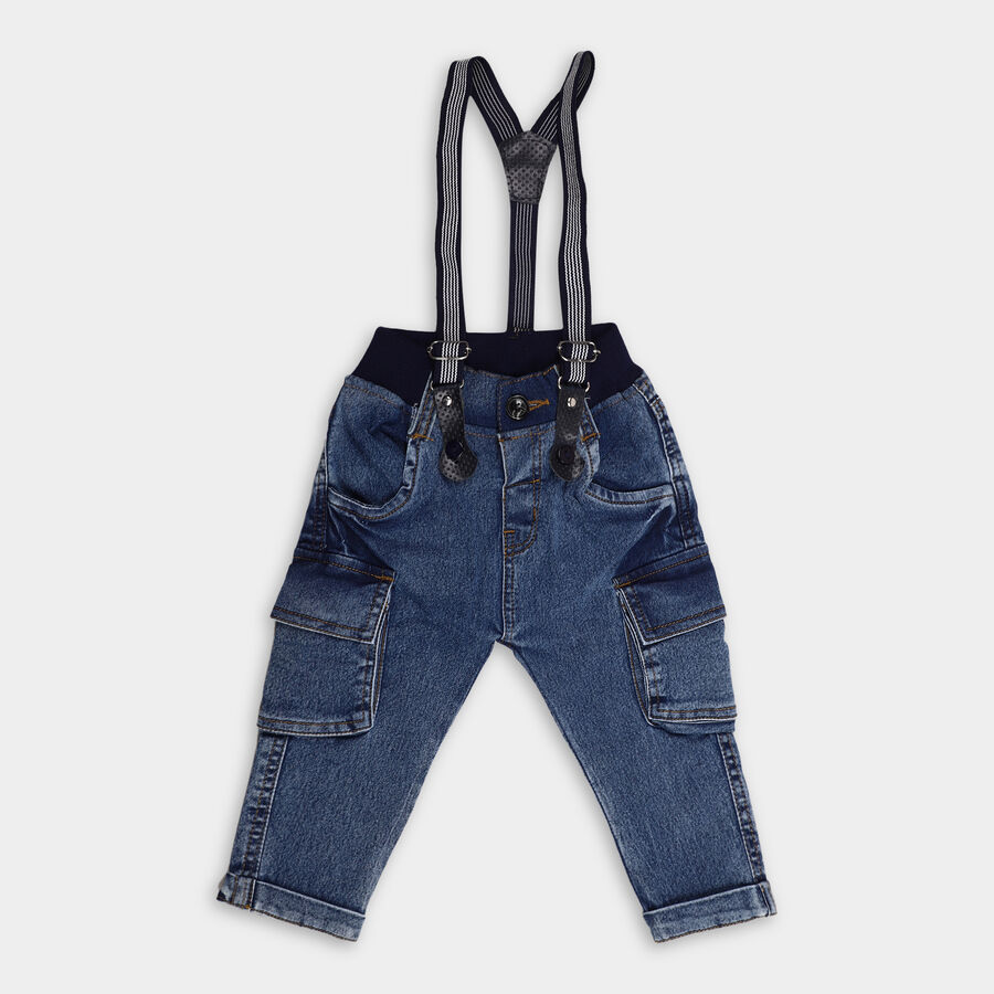 Kids' Jeans, मध्यम नीला, large image number null