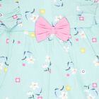 Girls Printed Frock, Light Green, small image number null