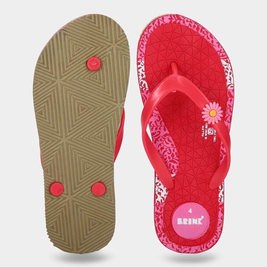 Women's Pink Flip-Flops Slippers, Pink, large