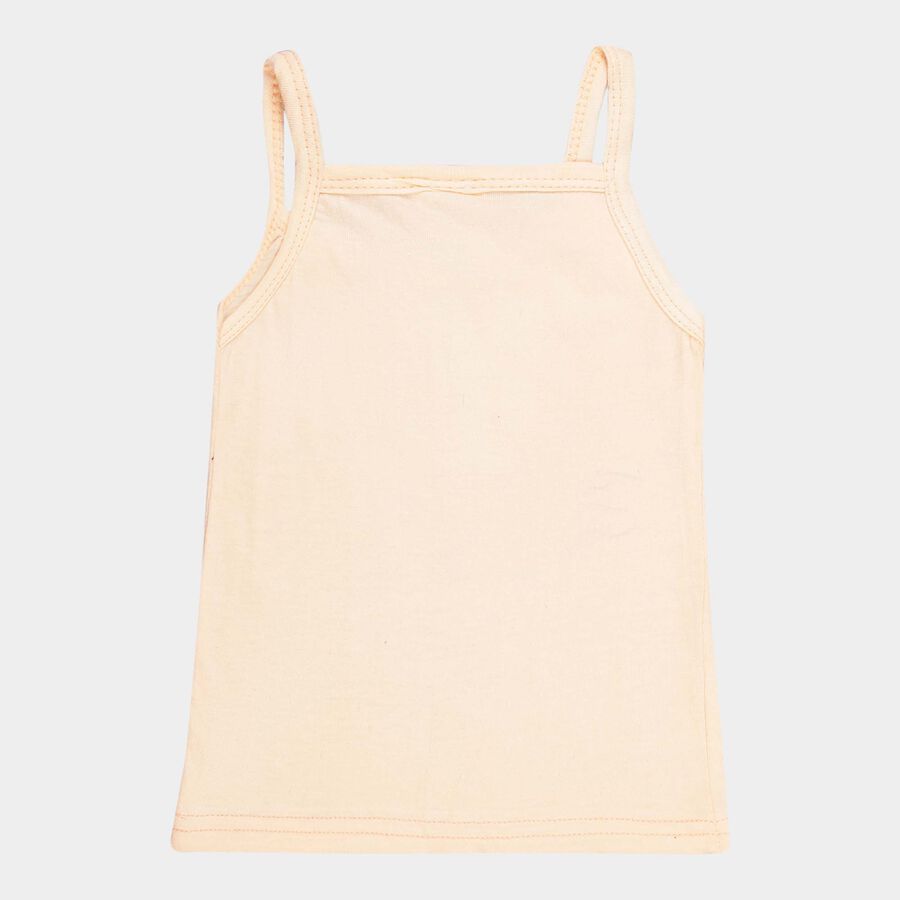 Infants Solid Slip Vest, Peach, large image number null