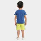 Boys' Mint Green 100% Cotton Round Neck Graphic Print Baba Suit, Light Green, small
