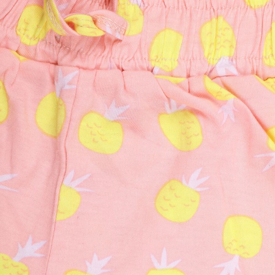 Girls' 100% Cotton Shorts , Pink, large image number null