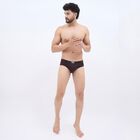Men's 100% Cotton V-Cut Briefs, Brown, small image number null