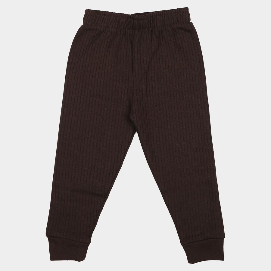 Boys' Brown Long Johns Thermal, Brown, large